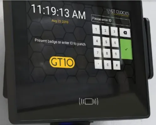 GT10 time clock